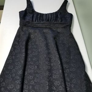 Evan Picone Little Black Lined Lace Dress 12P F204